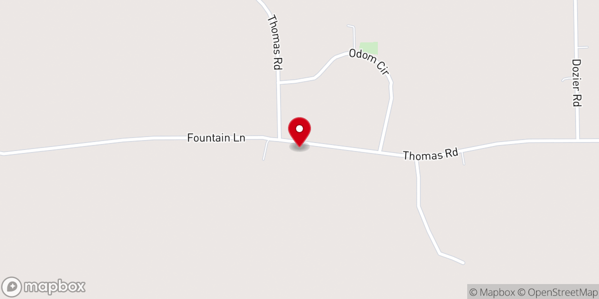 Map showing location of Edendale Church