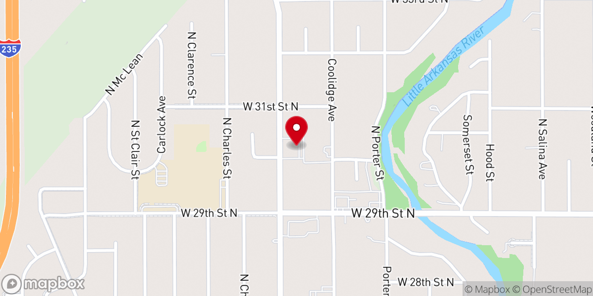 Map showing location of St Jude Catholic Church