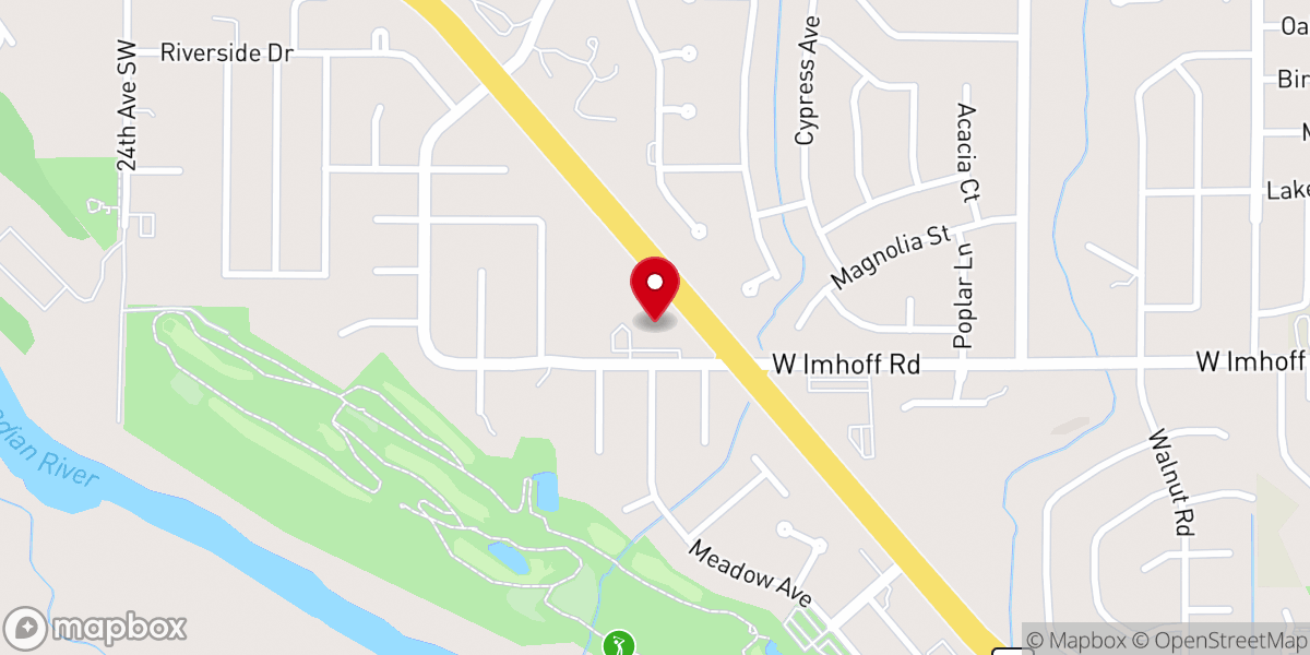 Map showing location of Saint Michaels Episcopal Church