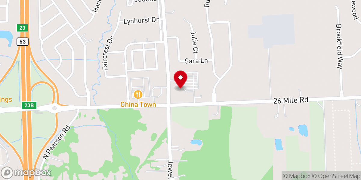 Map showing location of Stoney Church