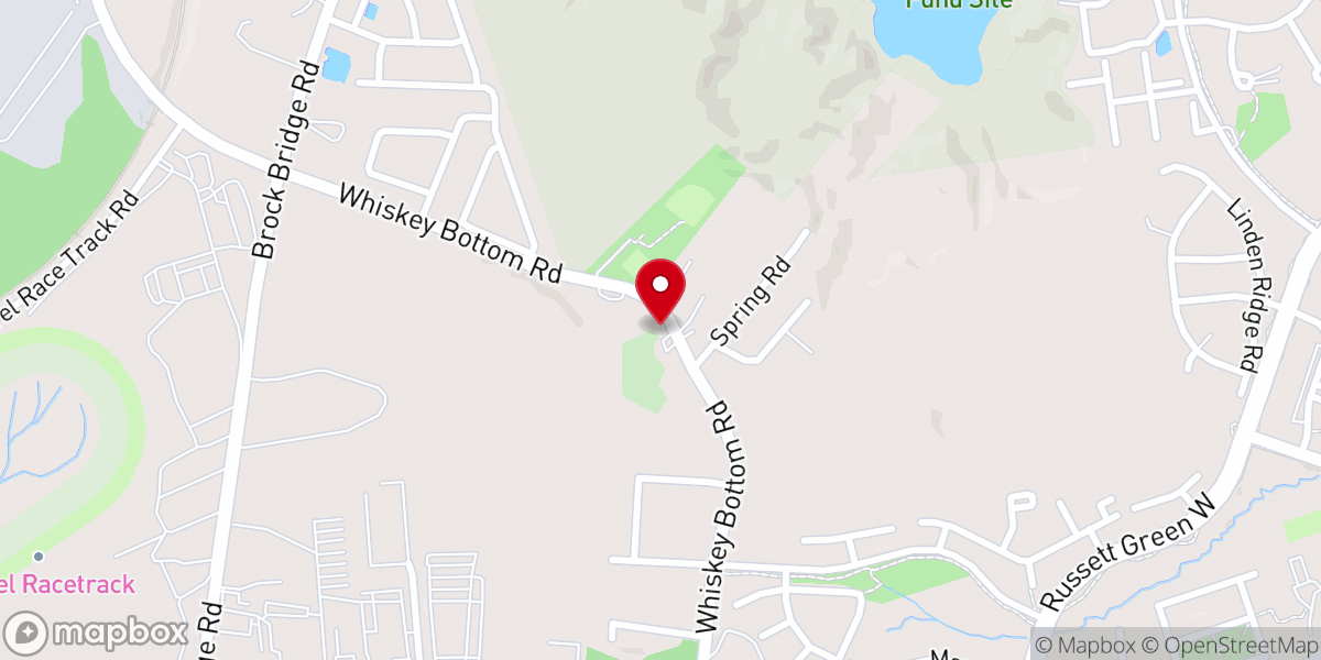 Map showing location of Mount Zion United Methodist Church