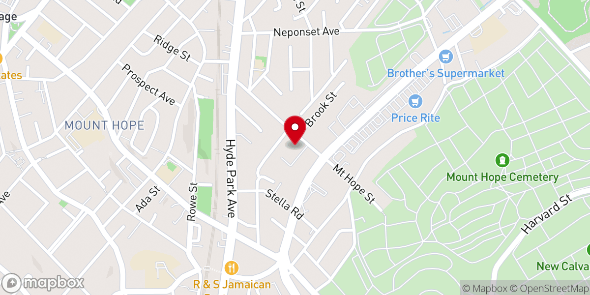Map showing location of Eglise De Jesus Christ Du Bonberger