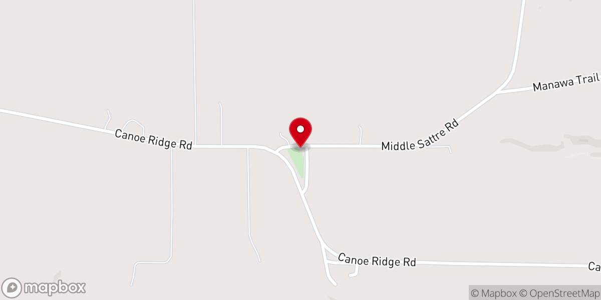 Map showing location of Canoe German Methodist Church