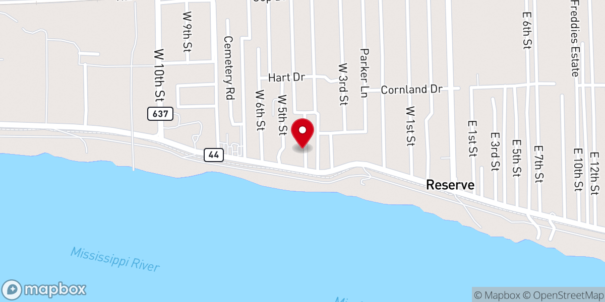 Map showing location of St John Theatre
