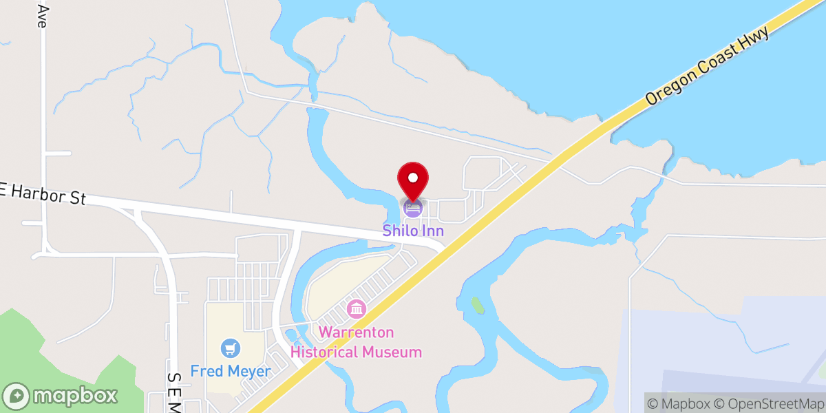 Map showing location of Anchor Baptist Church