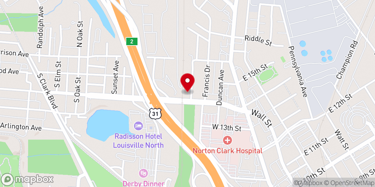 Map showing location of Messiahs Vineyards Community Churchinc