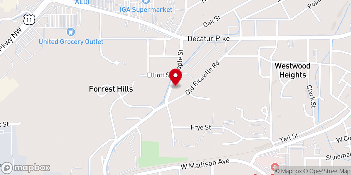 Map showing location of Planted in christ Outreach fellowship