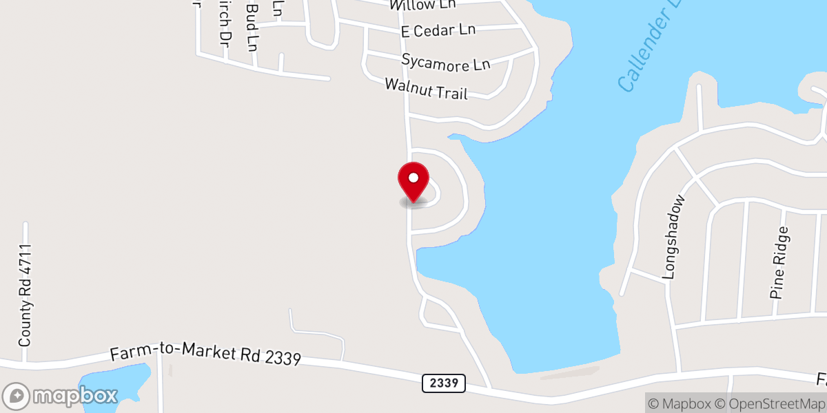 Map showing location of Duane & Iris Blue