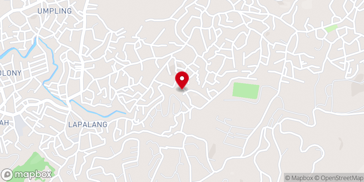 Map showing location of EBCC Shillong