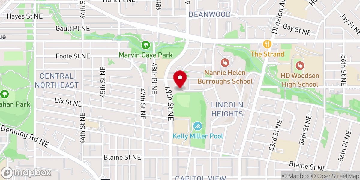Map showing location of Prophetess Andrea International Inc