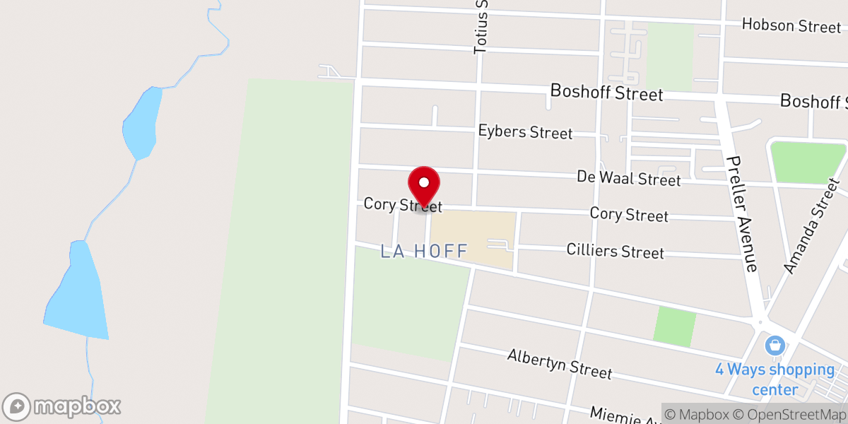 Map showing location of Steadfast LIFE Church