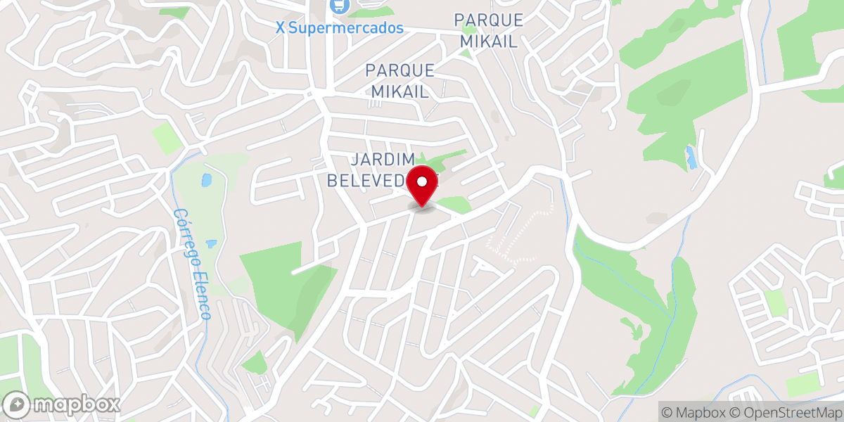 Map showing location of Assembleia de Deus - Ministério do Belém - Jd. São Domingos