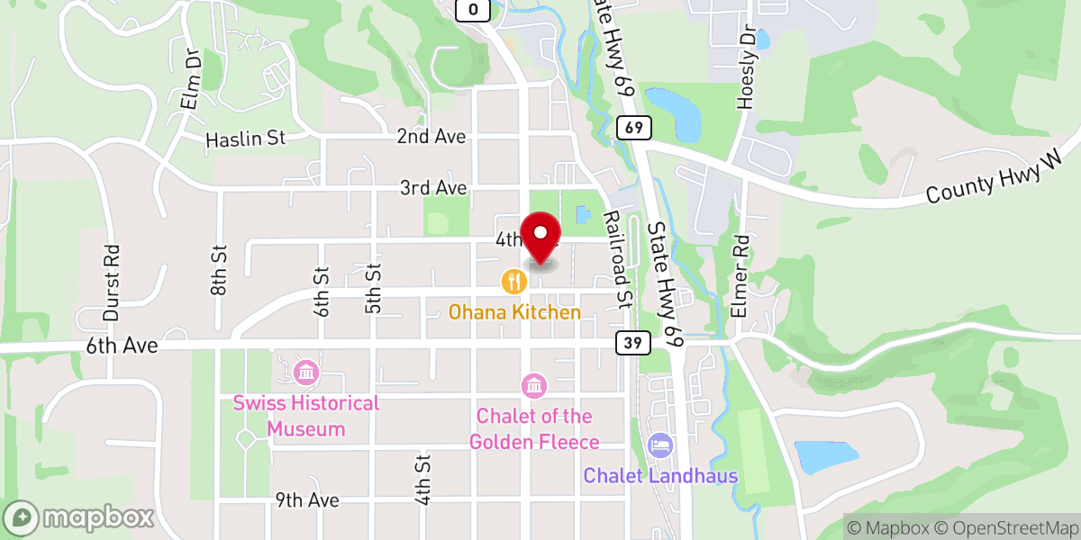 Map showing location of Grace Church