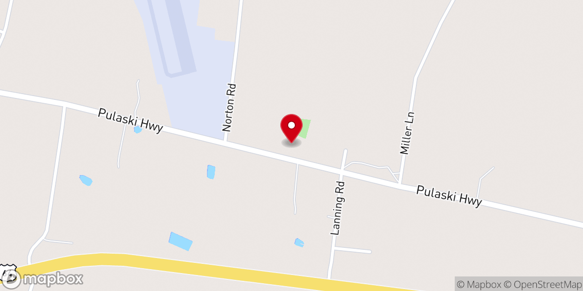 Map showing location of New Prospect United Methodist Church