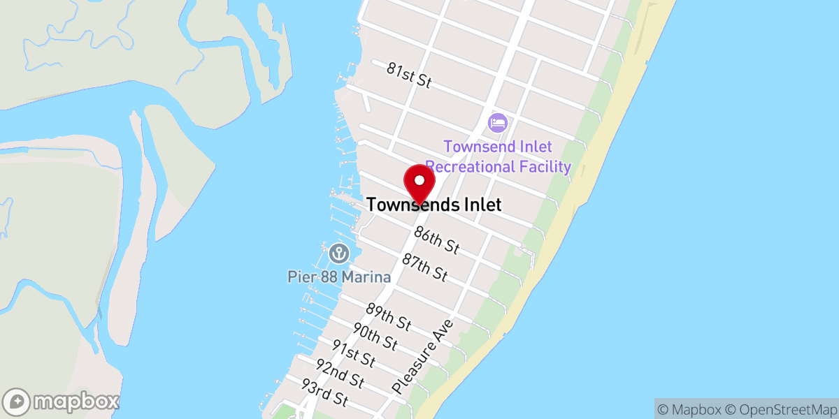Map showing location of Trinity Community Church