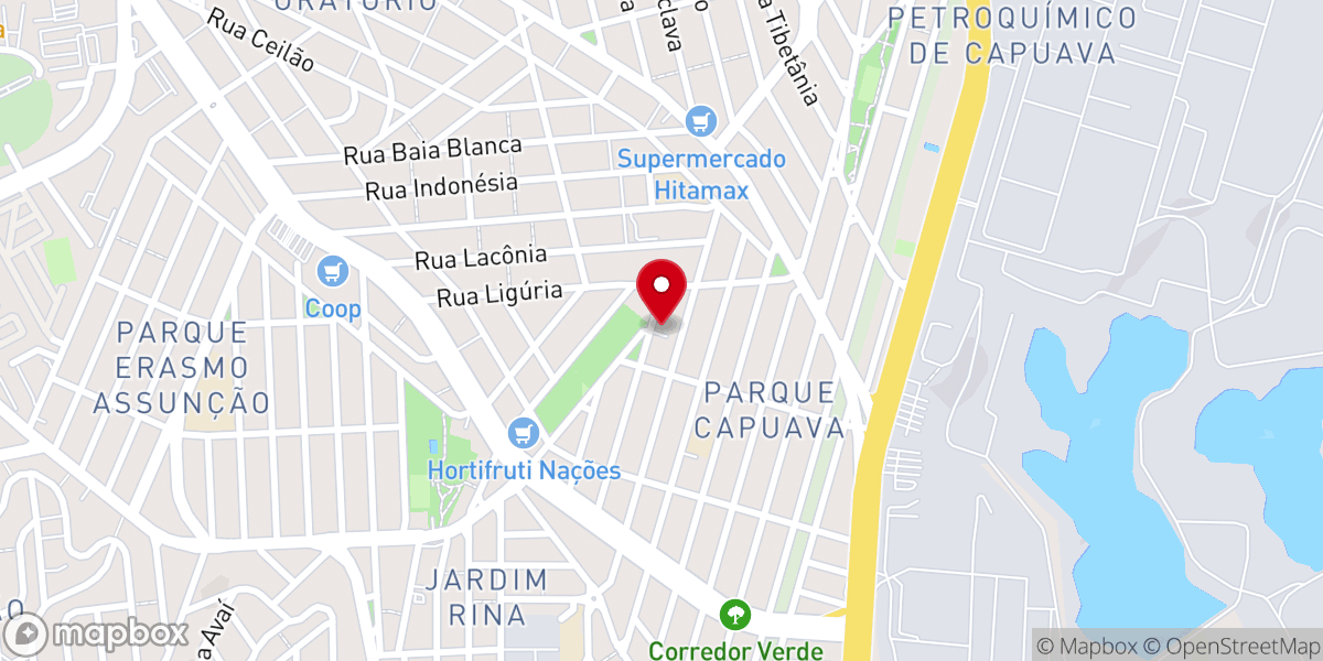 Map showing location of Paróquia Nossa Senhora Auxiliadora