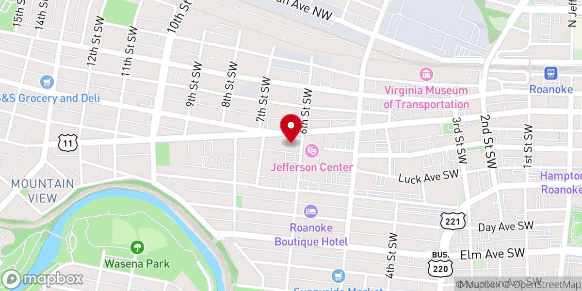 Map showing location of Redemption Church