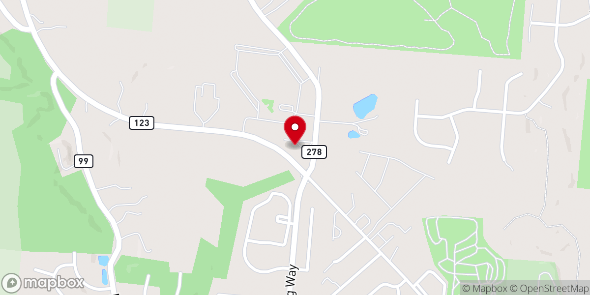 Map showing location of West Side Church of Christ