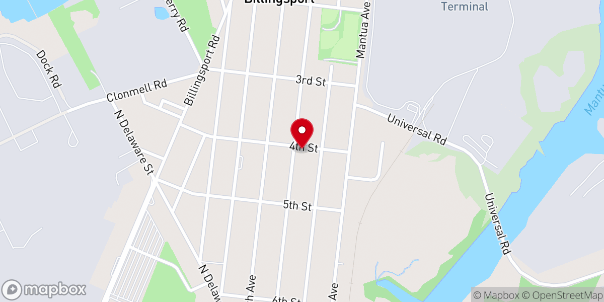 Map showing location of New Beginning Assembly of God