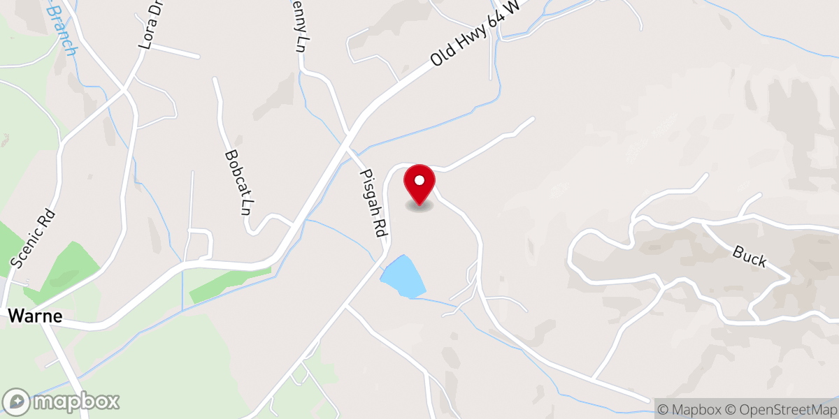 Map showing location of Mt Pisgah Baptist Church