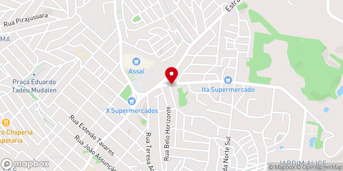 Map showing location of Assembleia de Deus Madureira Parque Jandaia