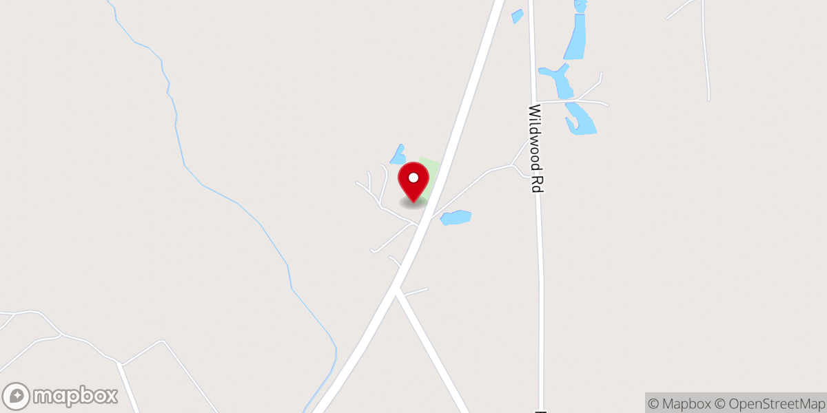 Map showing location of Calvary Full Gospel Tabernacle