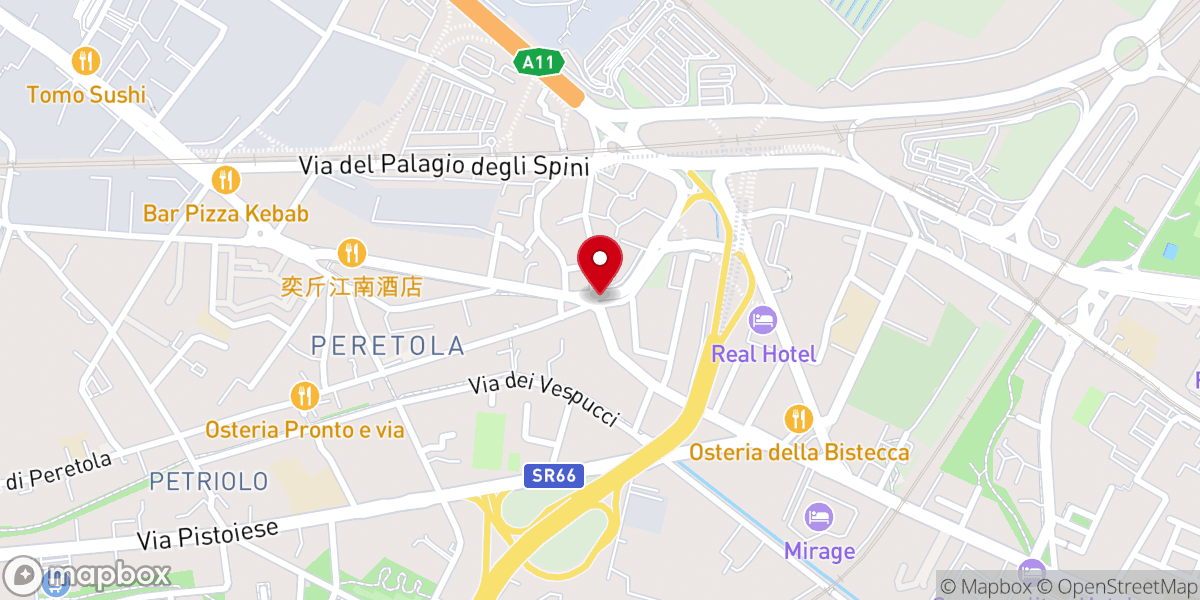 Map showing location of Oratorio di Sant'Anna