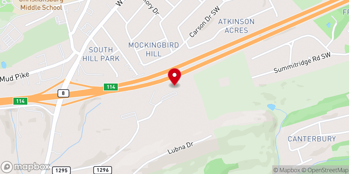 Map showing location of The Bridge Foursquare Christian Church
