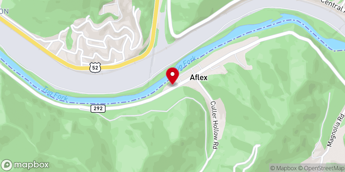 Map showing location of East Point Fellowship Church