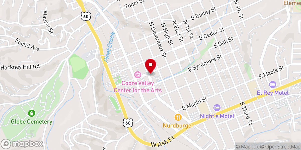 Map showing location of Family Fellowship Church