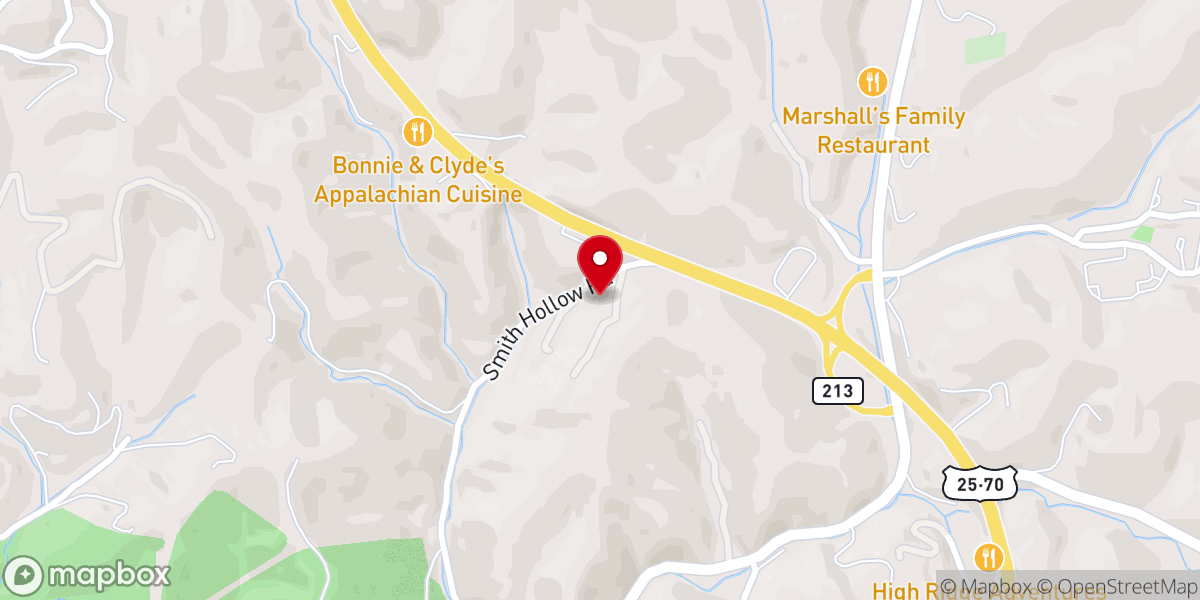 Map showing location of Grace Missionary Baptist Church