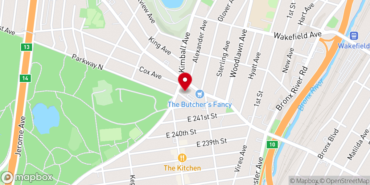 Map showing location of St. Mark's Lutheran School