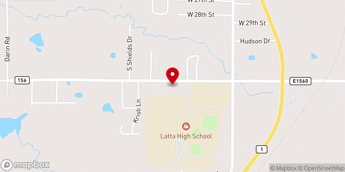 Map showing location of Greater Apostolic Pentecostal Church