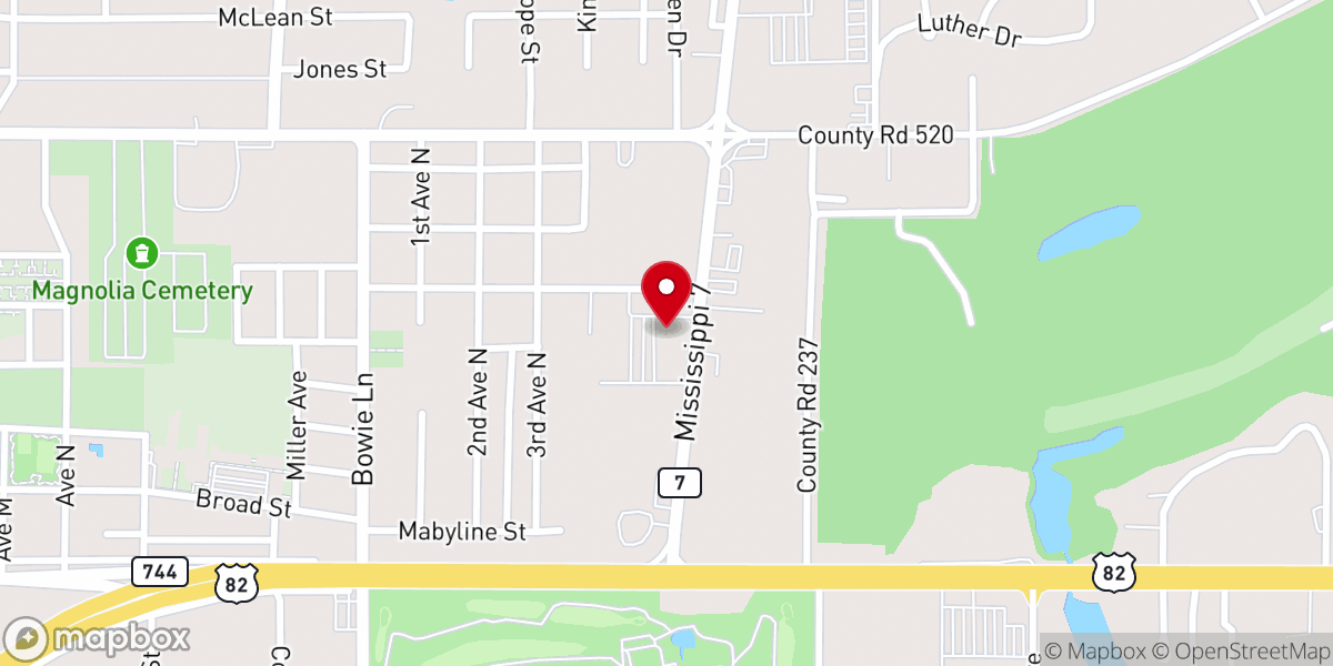 Map showing location of The Salvation Army - Greenwood - Command