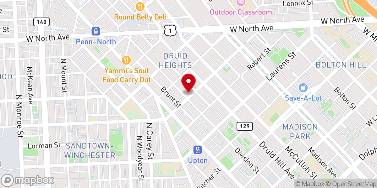 Map showing location of Saint Katherines Episcopal Church