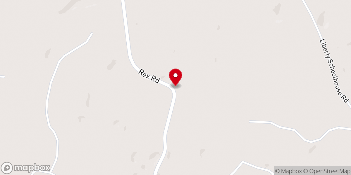 Map showing location of Calvary Baptist Church
