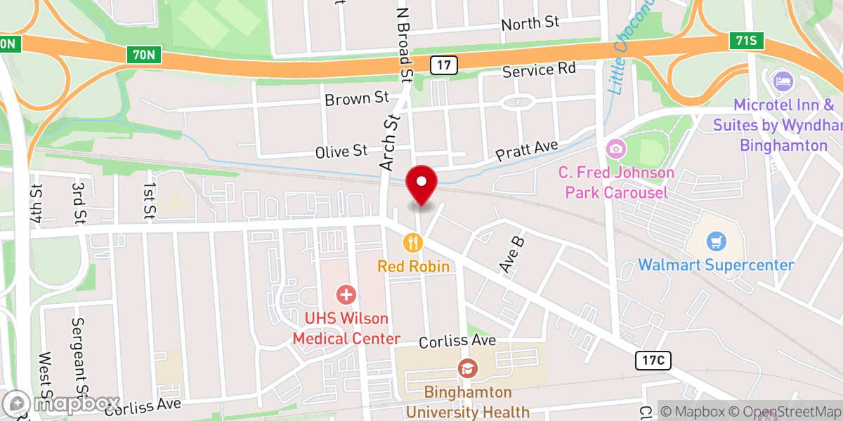 Map showing location of The Redeemed Christian church of God