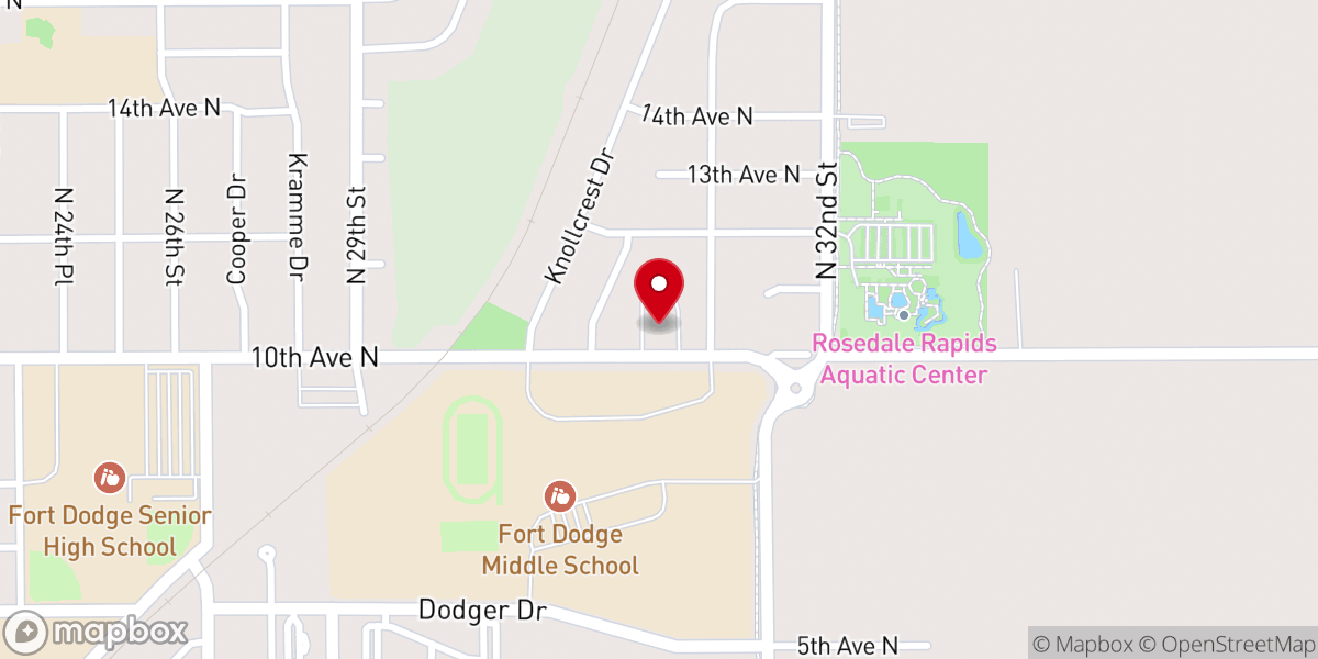 Map showing location of CrossWay Evangelical Free Church