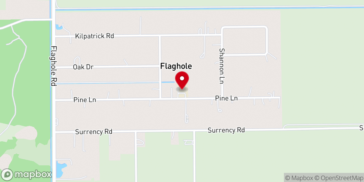 Map showing location of Turning Point Church of God