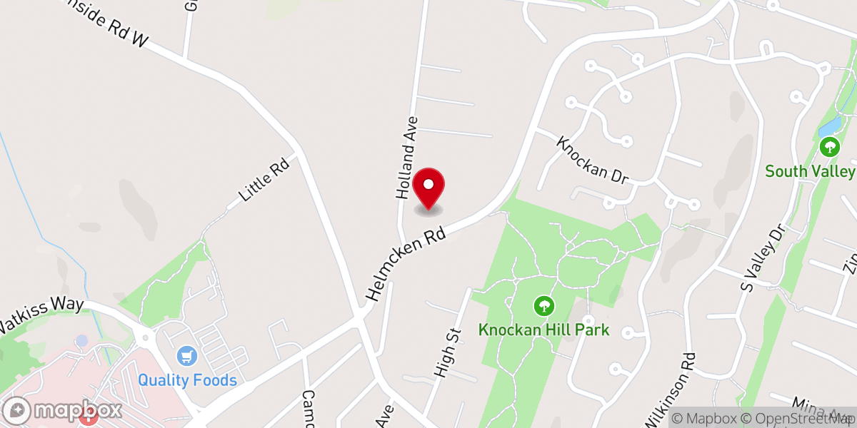 Map showing location of Christ Community Church