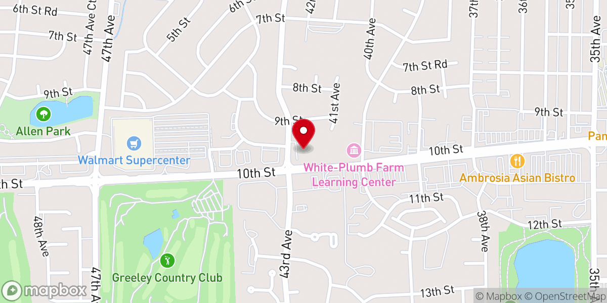 Map showing location of Shepherd of the Hills Lutheran Church and Preschool