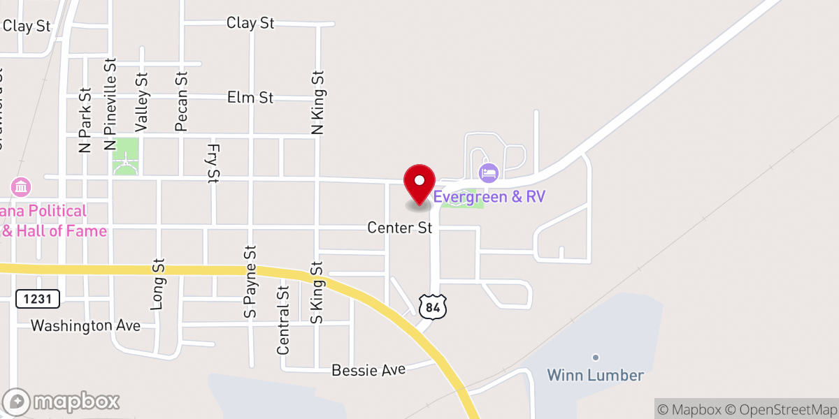 Map showing location of Family Church