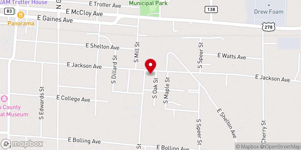 Map showing location of New Relationship Christian Center Inc