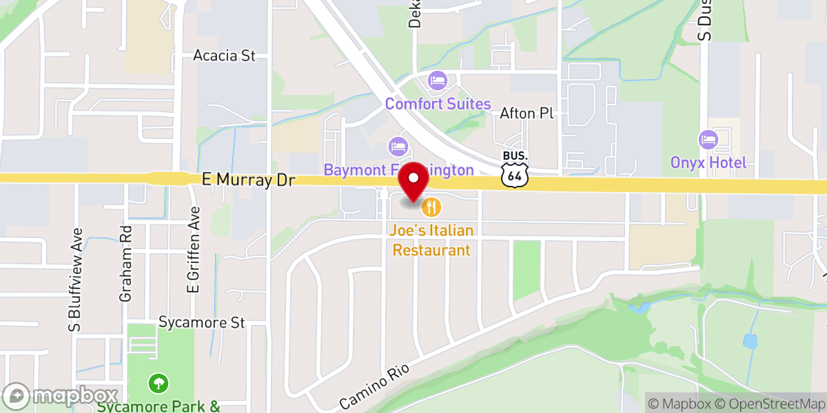 Map showing location of Journey Church