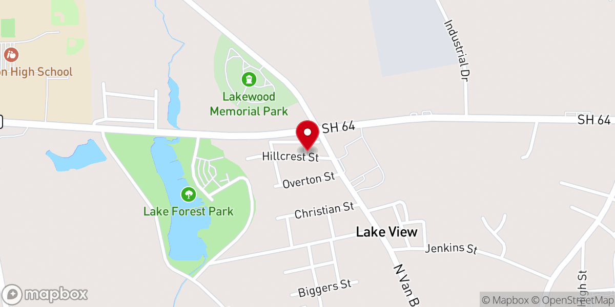 Map showing location of Union Valley PCC Church