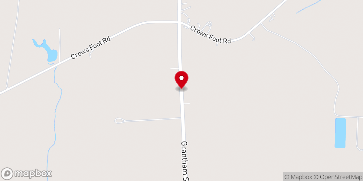 Map showing location of Pleasant Union Church