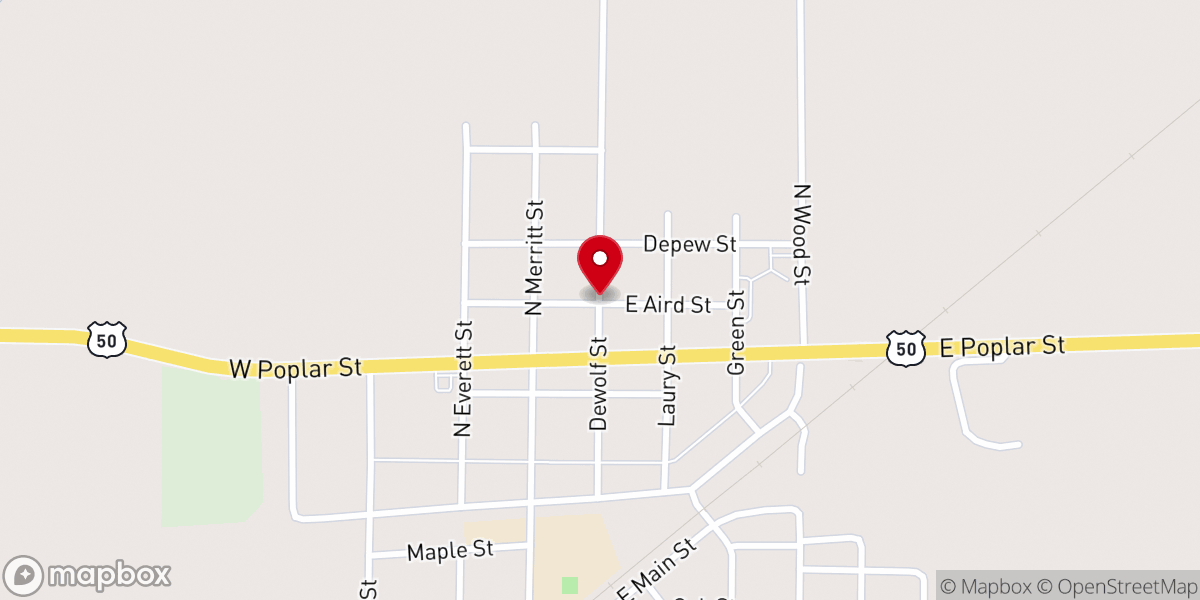 Map showing location of Redemption Church - Odin