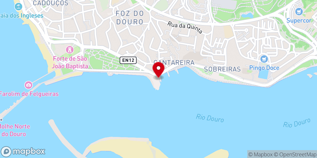 Map showing location of Capela-Farol de São Miguel-o-Anjo