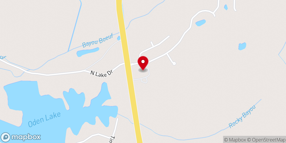 Map showing location of Mark Hankins Ministries