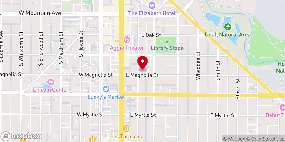 Map showing location of Knowing Him Ministries
